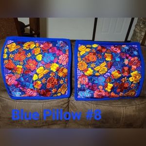 beautiful Embroidered Mexican sofa decor pillow covers 1 1/2 ft x 1 1/2 ft set..